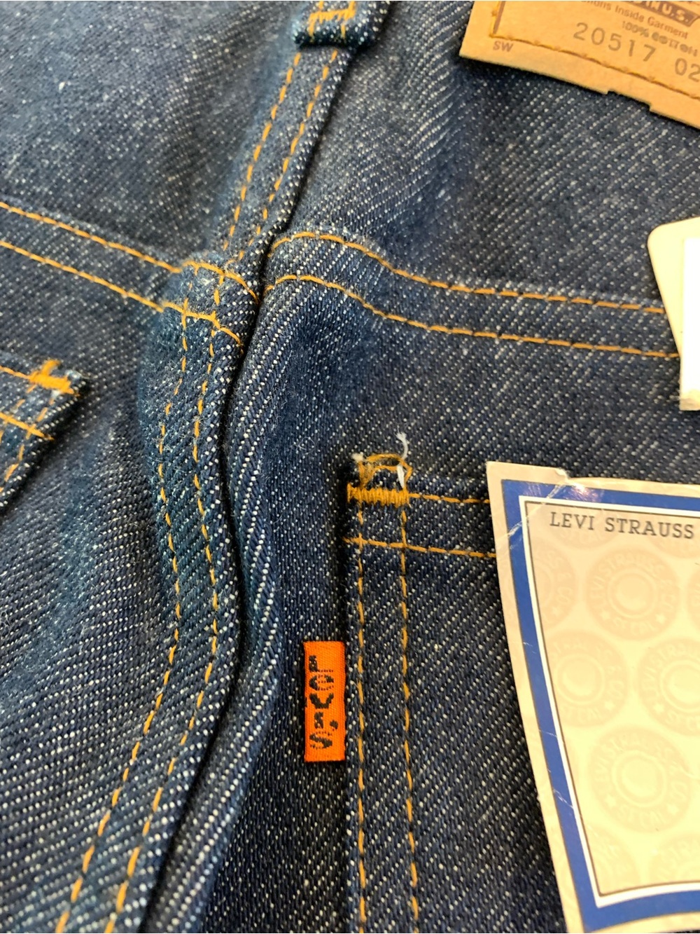 Vintage 1983 Levi's Jeans 517 Saddleman Boot Cut Men’s Size 30x32 NEW (Rare) - Picture 7 of 11